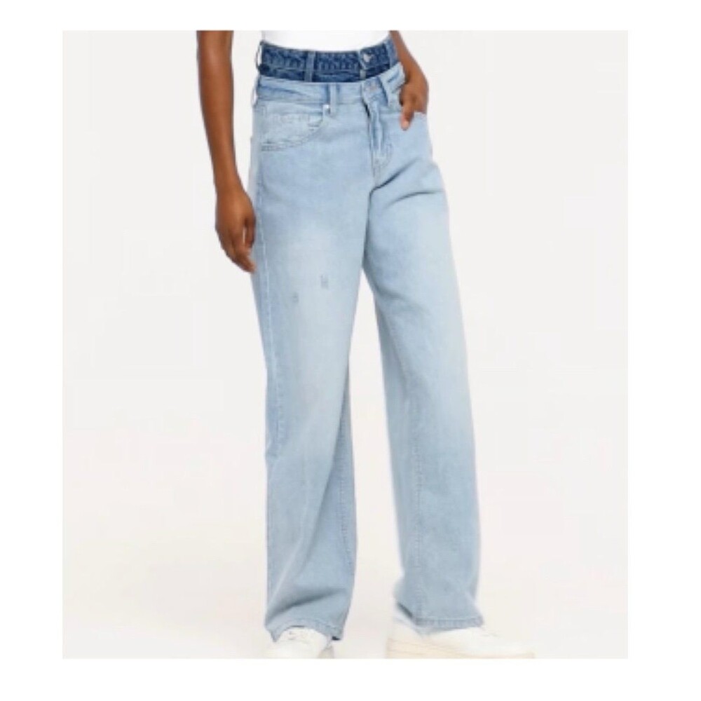 Wild Fable NWT Women's Mid-Rise 90's Relaxed Straight Jeans 4